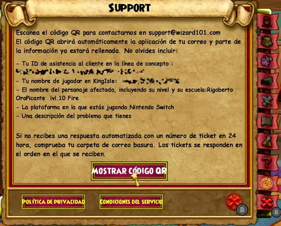 Imagen de Apoyo de Wizard101 de Nintendo Switch