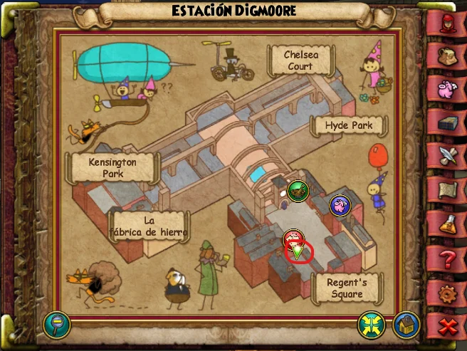 Gato vagabundo de la Estación Digmoore de Marleybone de Wizard101 para Wizardeo