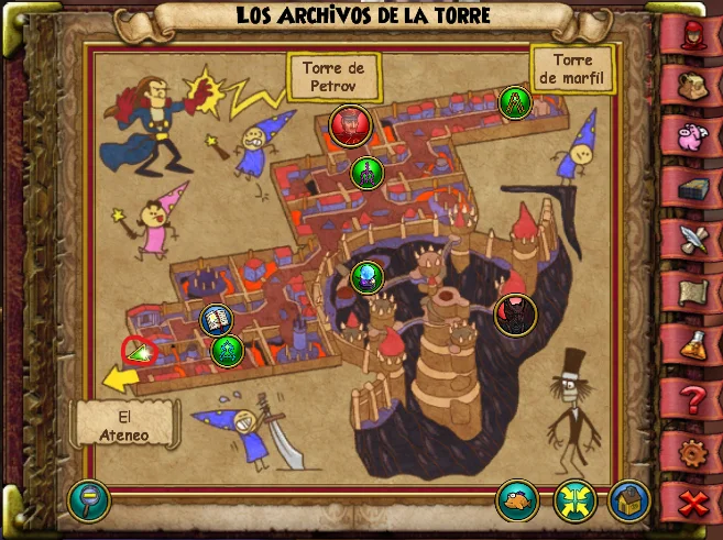 Rosa de Piedra de Los Archivos de la Torre de Wizard101 para Wizardeo