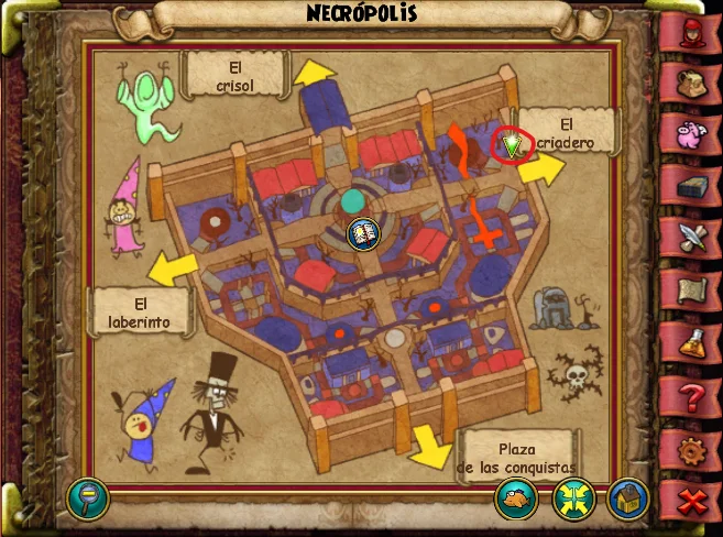 Rosa de Piedra de la Necrópolis de Wizard101 para Wizardeo