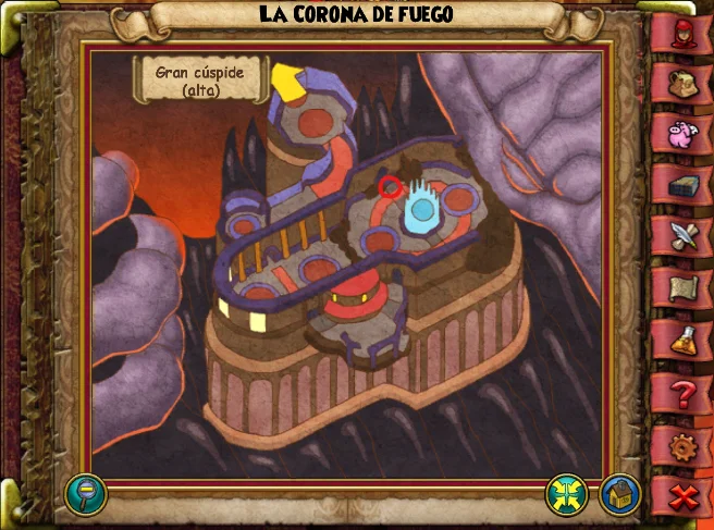 Rosa de Piedra de La Corona de Fuego de Wizard101 para Wizardeo