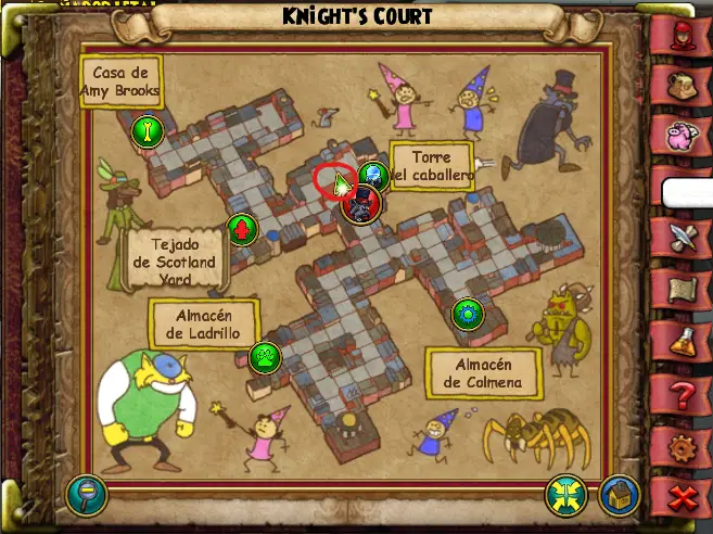 Gato vagabundo de Knight’s Court de Marleybone de Wizard101 para Wizardeo