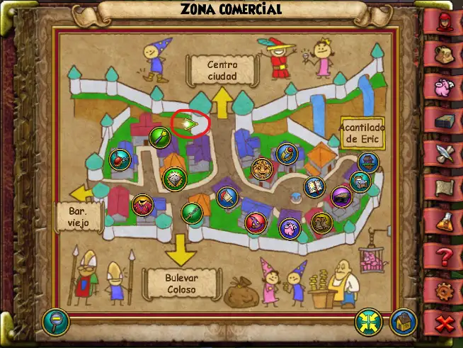 Smith de la Zona Comercial de Wizard101 para Wizardeo