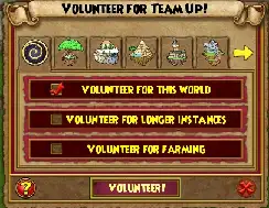 Voluntario para En equipo de Wizard101