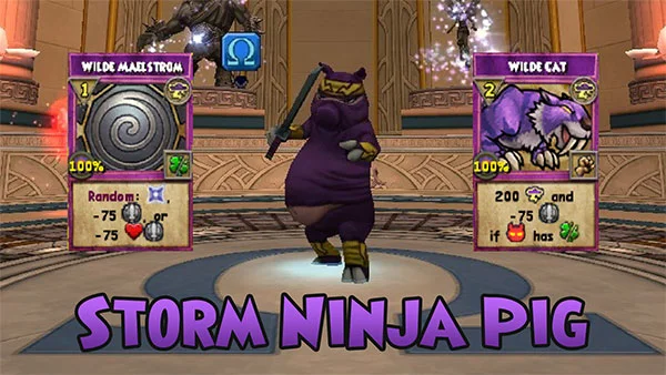 Cerdo Ninja de la Tormenta