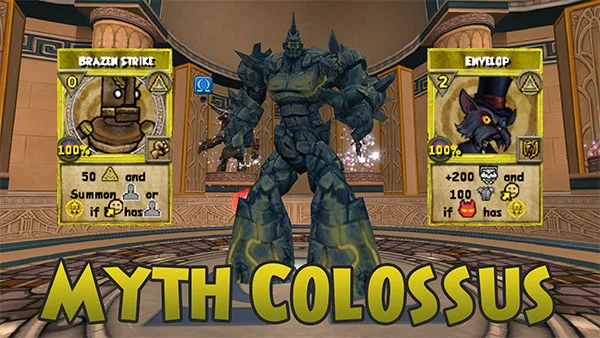 Coloso de la Mitología Wizard101 Luna de las Bestias