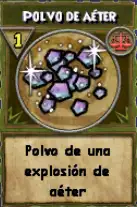 Ingrediente: Polvo de aéter