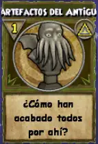 Ingrediente: Artefactos del antiguo
