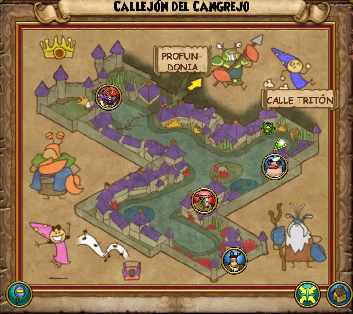Mapa Callejón del Cangrejo