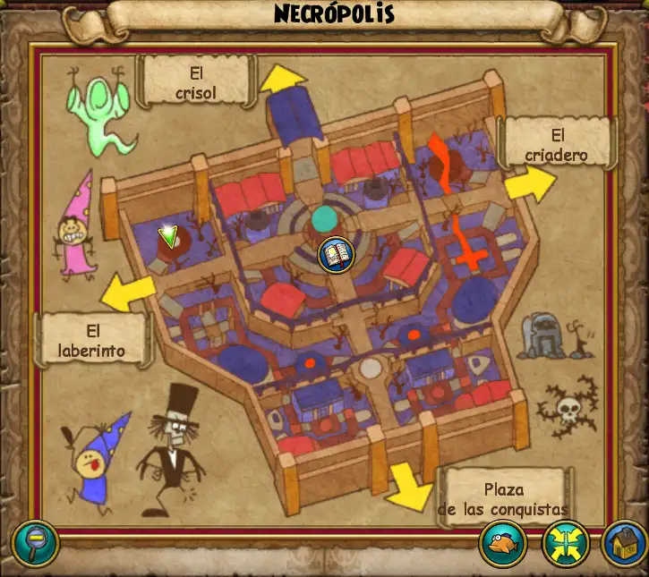 Mapa Necrópolis