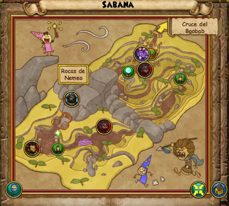 Mapa Sabana