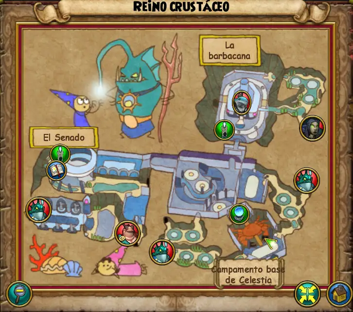 Mapa Reino Crustáceo
