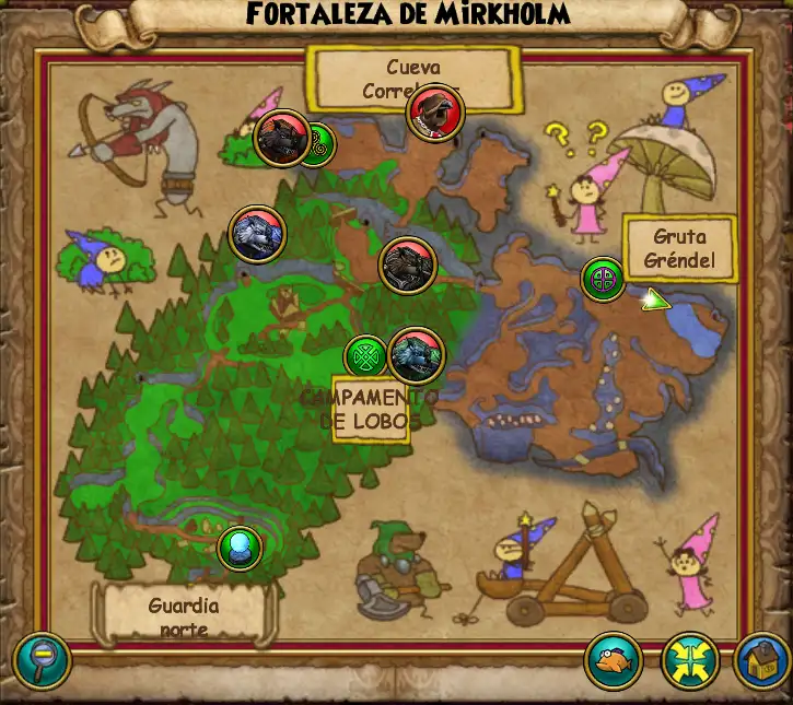 Mapa Fortaleza de Mirkholm