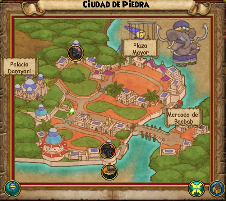Mapa Ciudad de Piedra