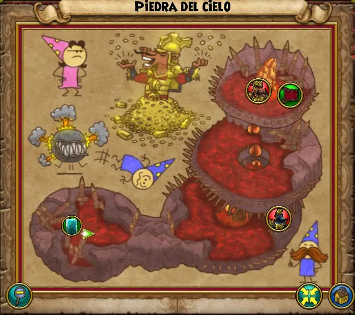 Mapa Piedra del Cielo