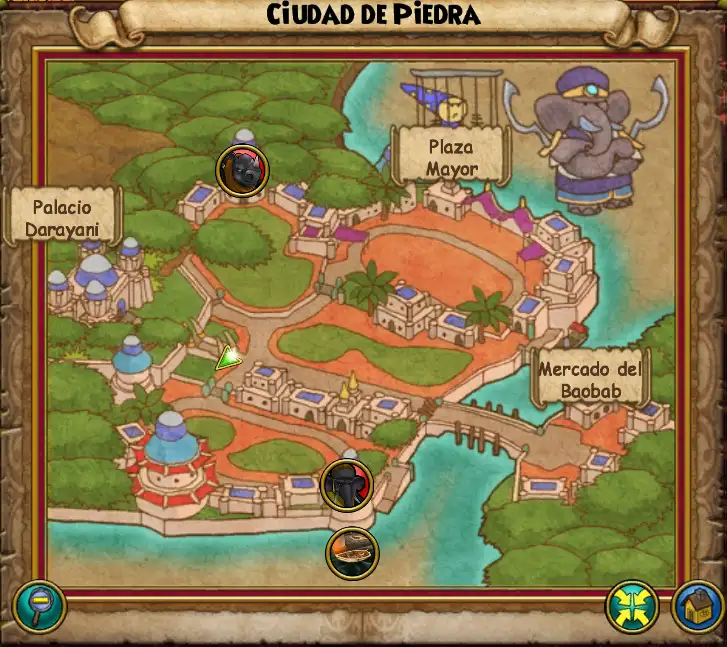 Mapa Ciudad de Piedra