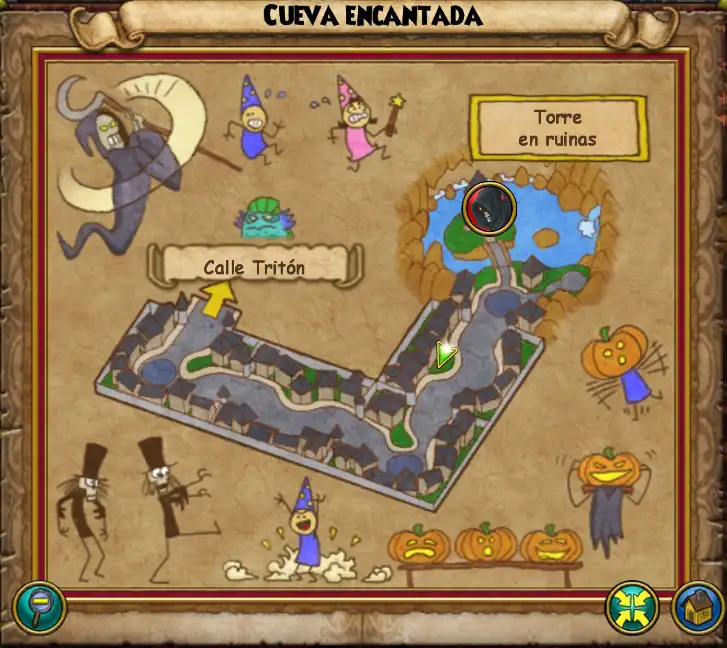 Mapa Cueva Encantada