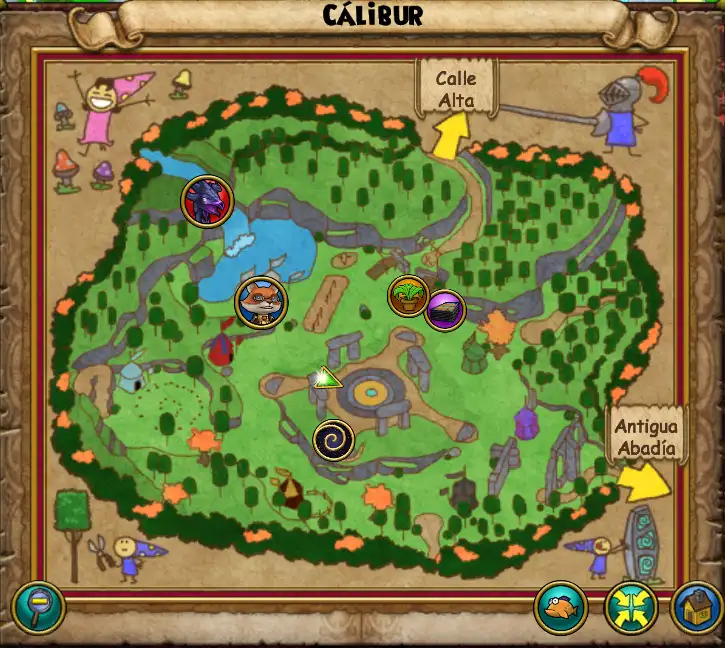 Mapa Cálibur