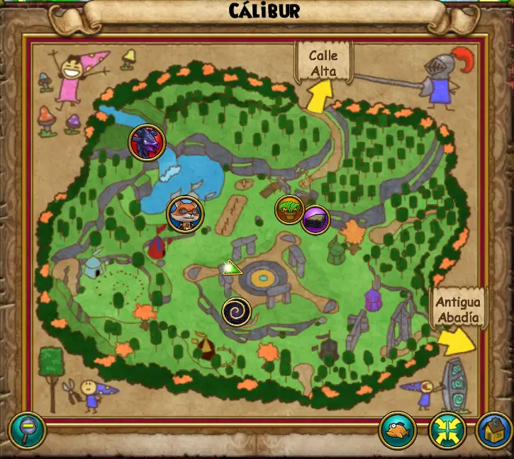 Mapa Cálibur