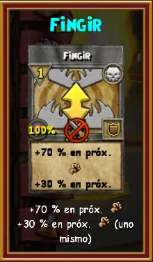 Descripción del hechizo fingir