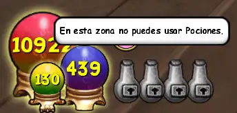 Misceláneo - Botellas de pociones bloqueadas