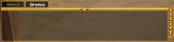 Chat con pestaña de gremio