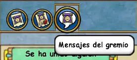 Interfaz de gremio - mensajes de gremio