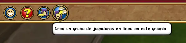 Interfaz de gremio - crear grupo