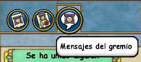 Interfaz de gremio - mensajes de gremio
