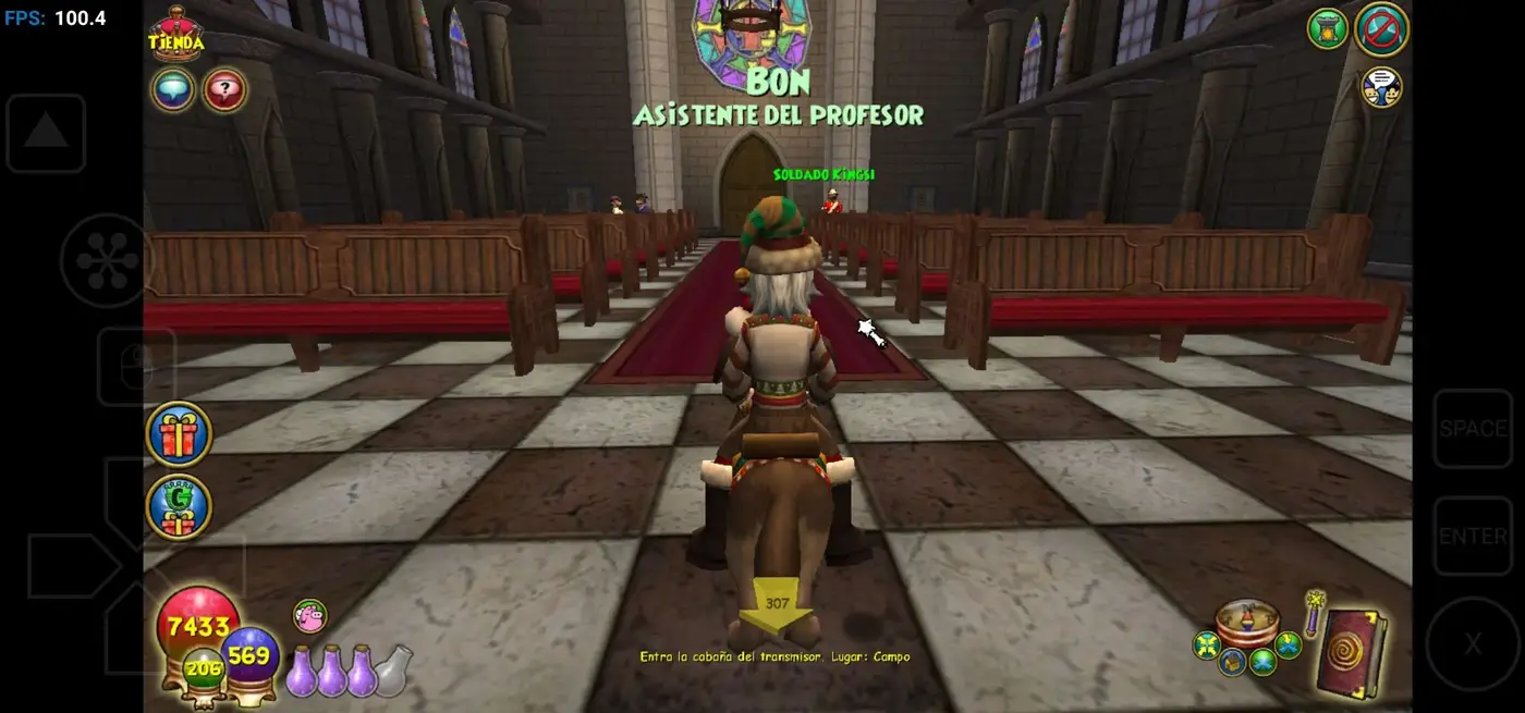 Bon en la Abadía de Wolfminster en Marleybone dentro de Winlator