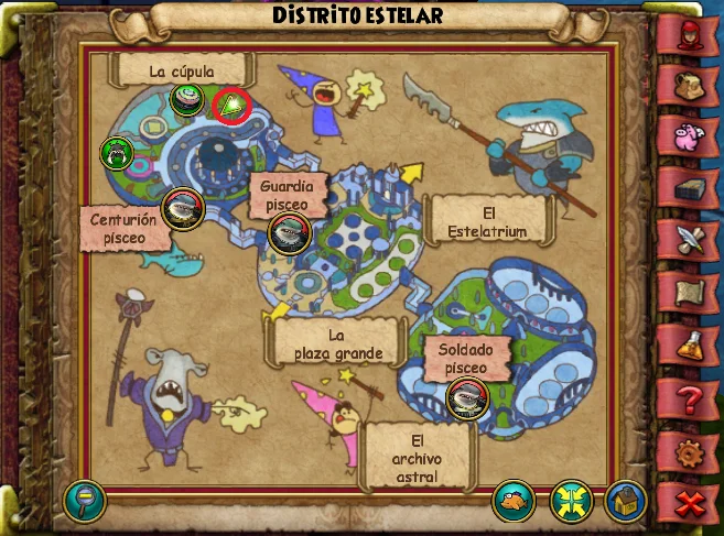 Lagarto Perezoso del Distrito Estelar de Wizard101 para Wizardeo