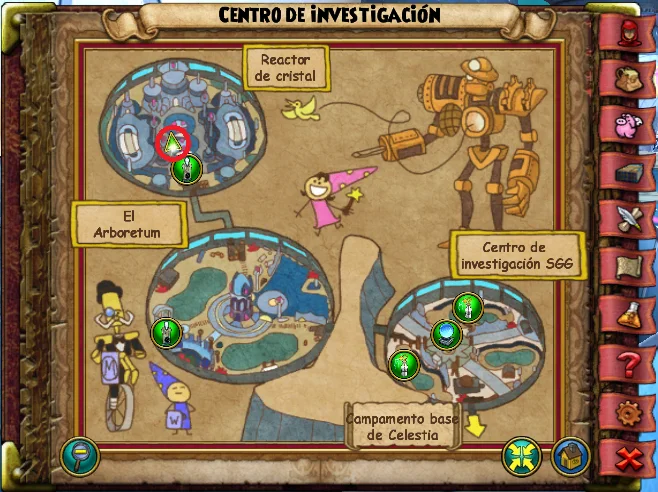 Lagarto Perezoso del Centro de Investigación de Wizard101 para Wizardeo