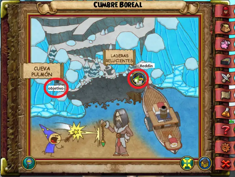 mapa cumbre boreal
