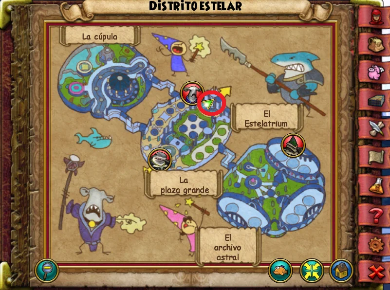 mapa distrito estelar