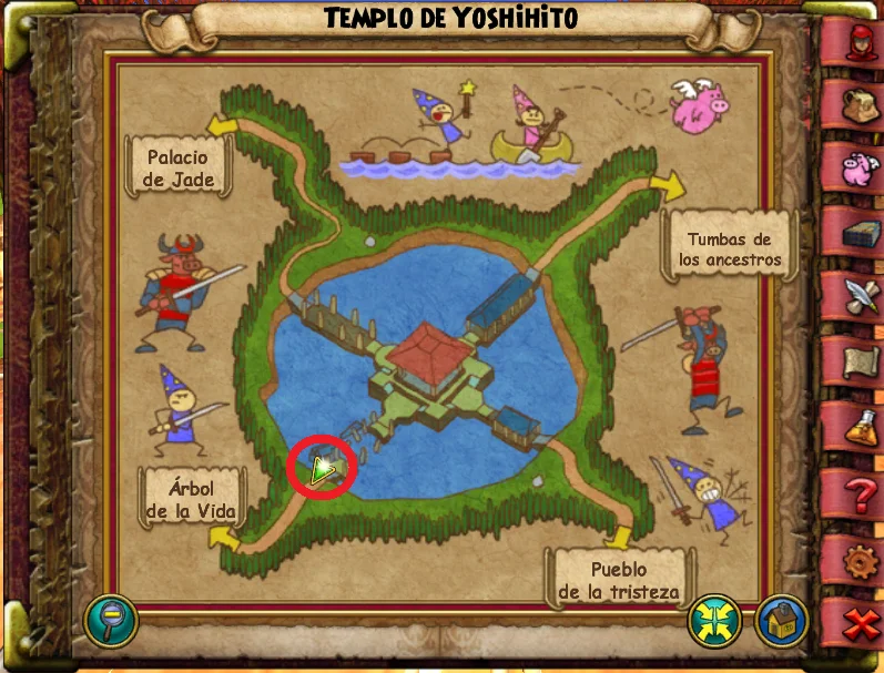 mapa templo de yoshihito