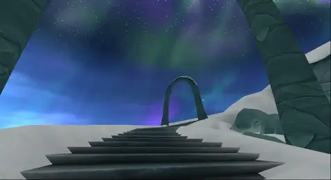 Escaleras de subida a cumbre boreal - Polaris
