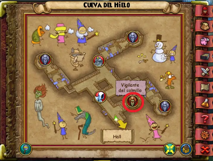 vigilante del colmillo mapa