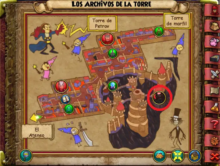 zaratax mapa
