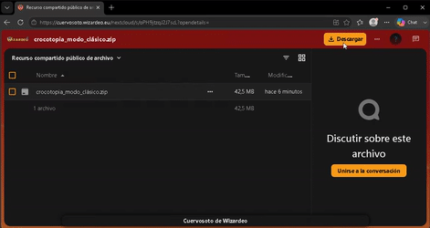 Cómo descargar archivos del modo clásico de crocotopia